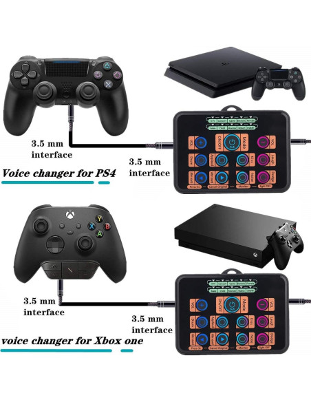 Auriculares para Juegos CofeLife MK0029 con Cambiador de Voz