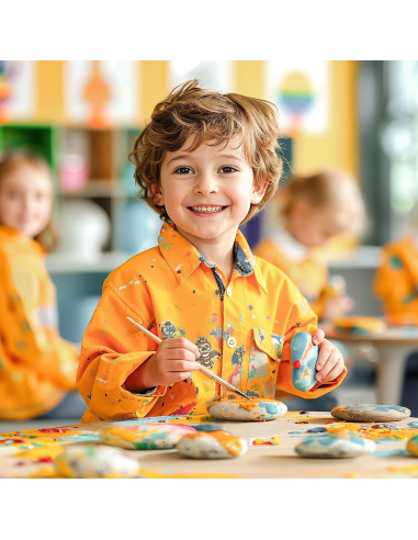 15 Rocas Grandes para Pintar Simetufy 10-12.7 cm DIY