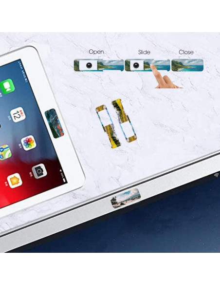 Cubierta deslizante para webcam Worldbnr - Protección de privacidad