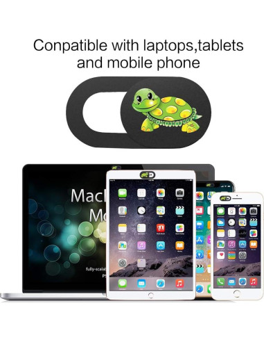 Paquete de 3 Cubiertas de Cámara Web Emoonland Tortuga