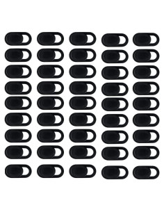 50 Piezas Cubierta Deslizante de Webcam Eyech 0.7mm Negra