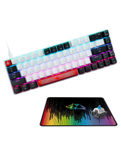 Teclado Mecánico Compacto FELiCON 60% RGB 68 Teclas Tipo-C