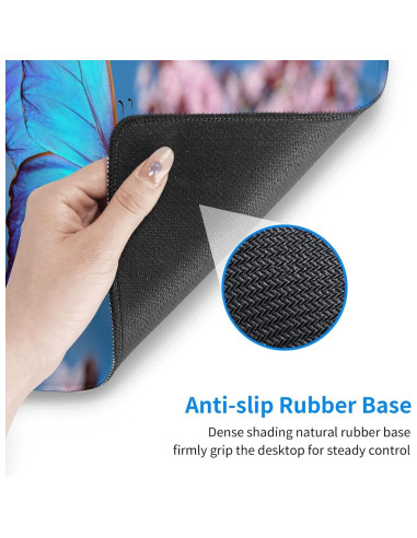 Alfombrilla de Ratón XL DORKEIXIA Floral 80x30cm Antideslizante