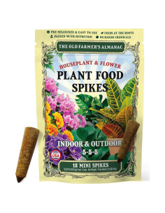 Alimento para Plantas de Interior y Flores Mini Picos 12 Unidades NPK 5-5-5