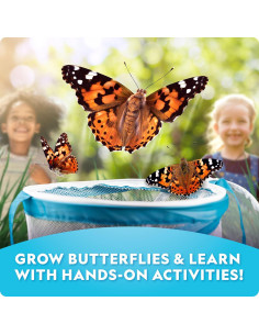 Kit de Crecimiento de Mariposas National Geographic - Incluye Vale para 5 Orugas 2