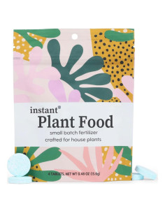 Fertilizante Autodisolvente para Plantas de Interior - 4 Tabletas