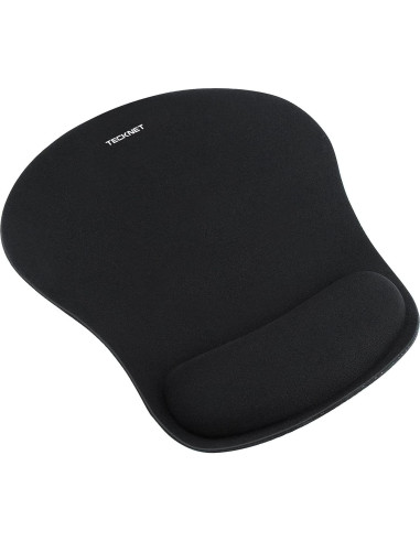 Alfombrilla de Ratón Ergonómica TECKNET con Soporte Negro