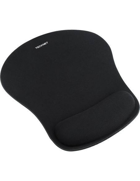 Alfombrilla de Ratón Ergonómica TECKNET con Soporte Negro