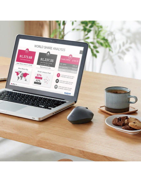 Ratón Inalámbrico ELECOM Ergonómico 2.4GHz Negro M-SH10DBSKBK