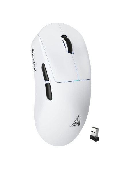 Ratón Gaming Inalámbrico SOLAKAKA SM850, 24000 DPI, 55g