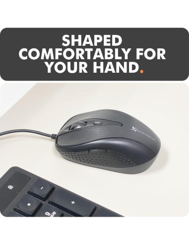 Combo Teclado y Ratón X9 con Cable + Alfombrilla Ergonómica