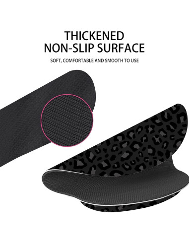 Juego de Almohadillas Ergonómicas Deokke para Muñeca - Negro