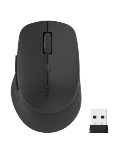 Ratón Inalámbrico Silencioso Rapoo M300G, Bluetooth 2.4GHz, 2400 DPI