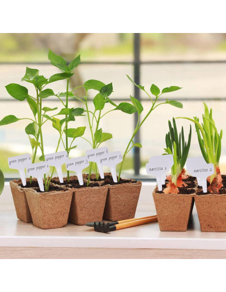 200 Etiquetas de Jardín de Plástico XGUNION 10 x 6 cm Impermeables