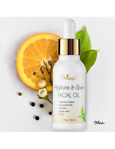 Aceite Facial Hidratante Deluvia con Aceites Esenciales 91g