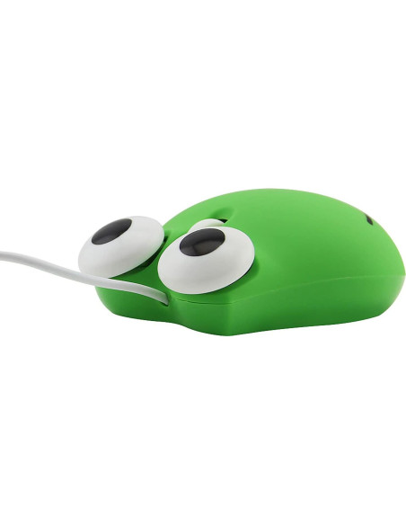 Ratón USB con Cable Sokelinn-six Rana Verde 1600 DPI