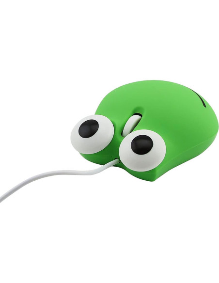 Ratón USB con Cable Sokelinn-six Rana Verde 1600 DPI