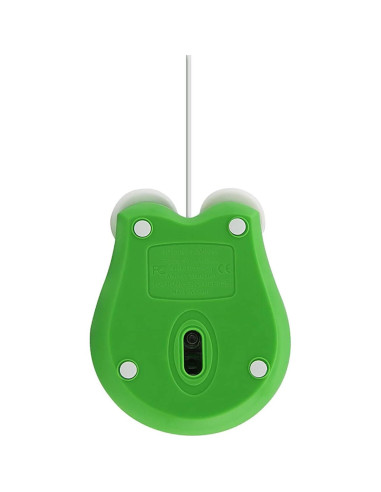 Ratón USB con Cable Sokelinn-six Rana Verde 1600 DPI