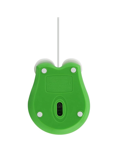 Ratón USB con Cable Sokelinn-six Rana Verde 1600 DPI