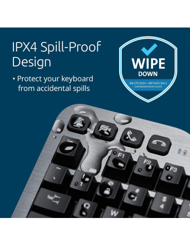 Teclado Mecánico Silencioso Kensington MK7500F Inalámbrico