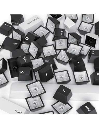 Juego de Teclas PBT Doubleshot WOB Cherry 168 Teclas para Teclado Mecánico