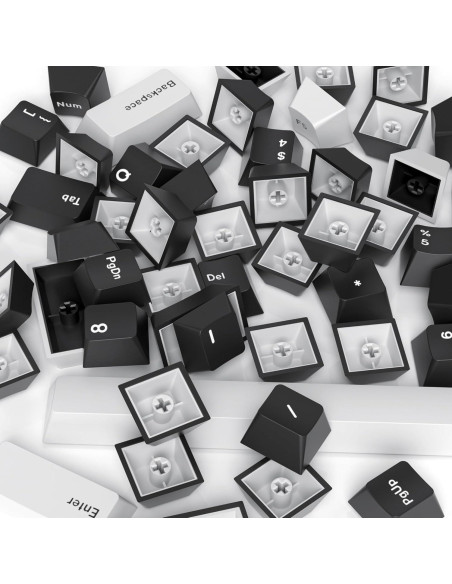 Juego de Teclas PBT Doubleshot WOB Cherry 168 Teclas para Teclado Mecánico Juego de Teclas PBT Doubleshot WOB Cherry 168 Teclas para Teclado Mecánico