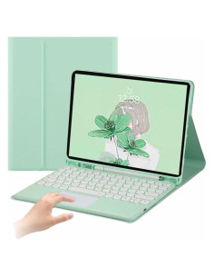 Funda de Teclado Inalámbrico YAOHAOXIN para Galaxy Tab A9 Plus 11" 2023