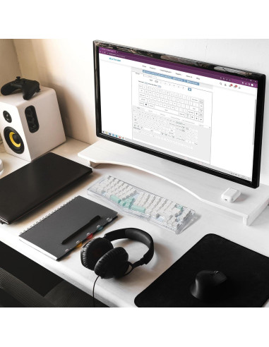 Teclado Mecánico Bluetooth SurnQiee 70% Retroiluminado RGB