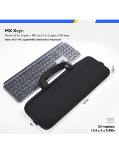 Funda Protectora Neopreno Logitech MX Keys S - A prueba de golpes 2