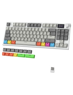 Teclado Mecánico Inalámbrico MAMBASNAKE K86 RGB 1.2" TFT