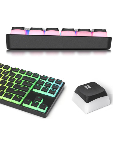Conjunto de Teclas Pudding Negras PBT 117 Teclas XDA para Teclado Mecánico