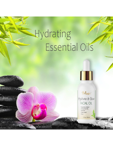 Aceite Facial Hidratante Deluvia con Aceites Esenciales 91g