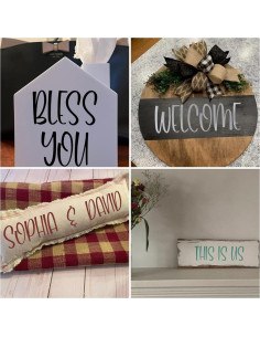 Plantillas Reutilizables de Letras y Números REOLAN 5.6x3.6cm 2