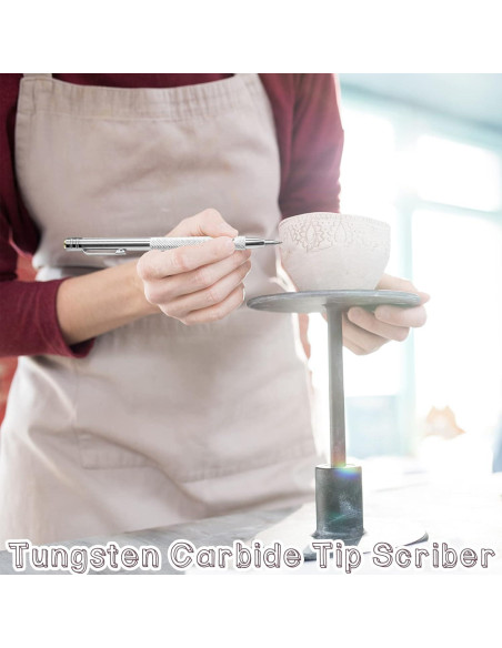 2 Piezas Scriber Carburo Tungsteno HINGTAI con 12 Puntas