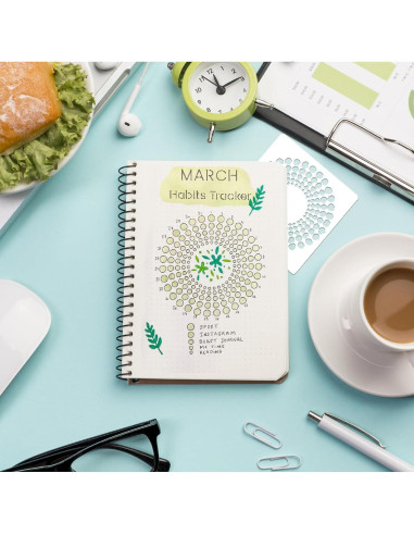 16 Piezas Plantillas para Diario Boqon - Accesorios DIY