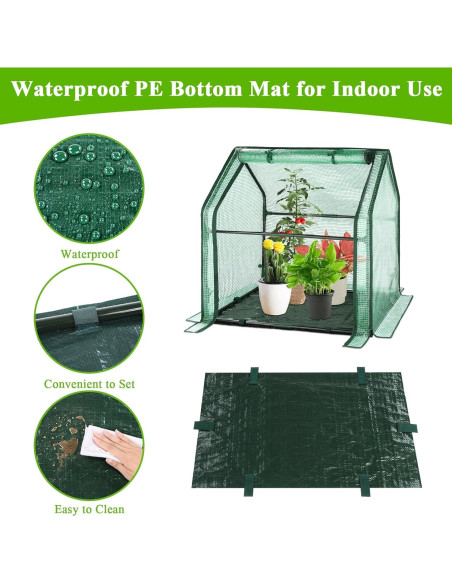 Invernadero Mini Portátil U'Artlines 91x46x84 cm con Alfombra