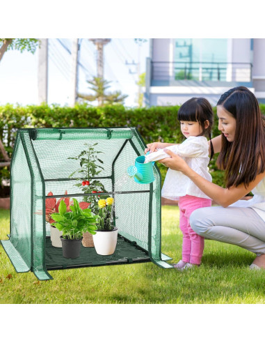 Invernadero Mini Portátil U'Artlines 91x46x84 cm con Alfombra