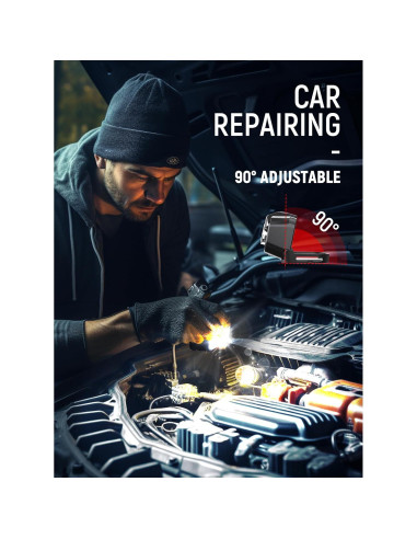 Linterna Frontal Recargable HOKOILN 1300 Lúmenes 14 Modos