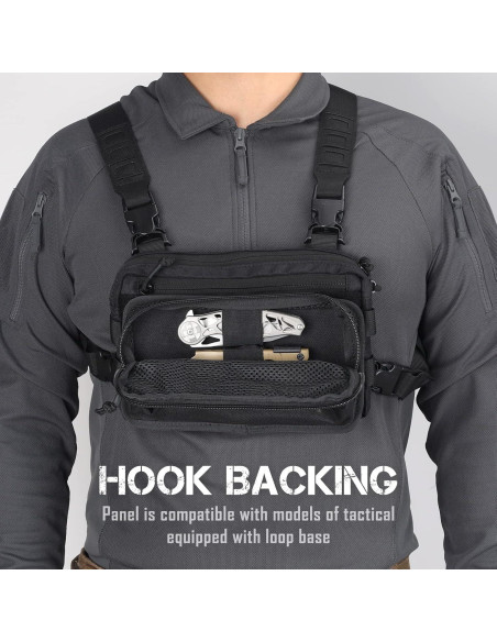 Bolsa de Cremallera Táctica LIVANS 21x4x10cm Organizador EDC