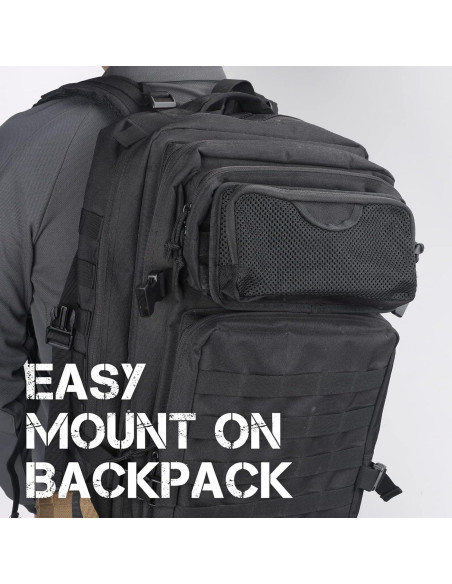 Bolsa de Cremallera Táctica LIVANS 21x4x10cm Organizador EDC