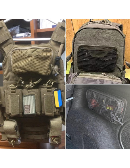 Bolsa de Cremallera Táctica LIVANS 21x4x10cm Organizador EDC