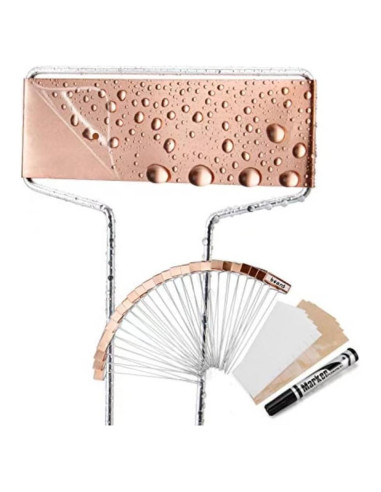 25 Etiquetas de Cobre para Plantas Wanapure 10" Resistentes