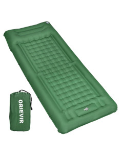 Colchoneta de Camping ORIEVIR SF-C01 Inflable 13 cm Verde