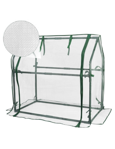 Invernadero Mini Gardzen Portátil 92x48x84.8 cm con Malla