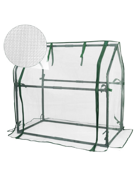 Invernadero Mini Gardzen Portátil 92x48x84.8 cm con Malla
