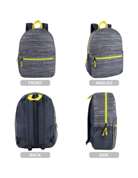 Mochila Escolar Trail Maker 17" Gris Mezclada con Estuche Mochila Escolar Trail Maker 17" Gris Mezclada con Estuche