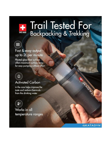 Cartucho de Reemplazo Katadyn Hiker PRO - 757 Litros