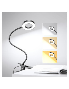 Lámpara de Escritorio LED Clip Shenzhen LAM30B 3 Modos 10 Niveles
