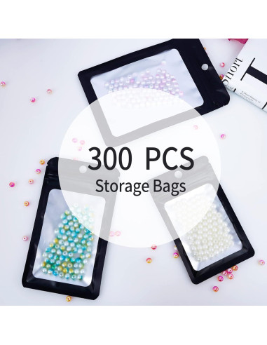 Paquete de 300 Bolsas Mylar Reutilizables Funnyleaf 3 Tamaños