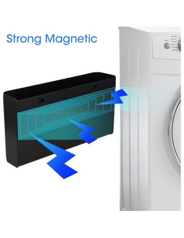 Caja de Almacenamiento Magnética Picowe 3 Piezas - Negro